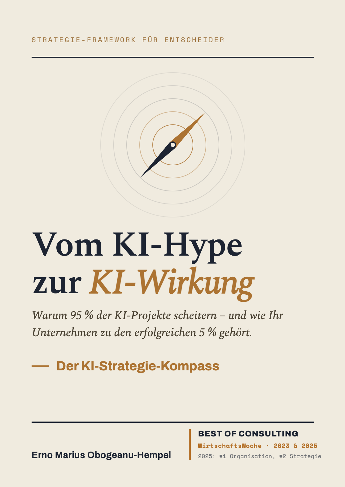 Buchcover Vom KI-Hype zur KI-Working